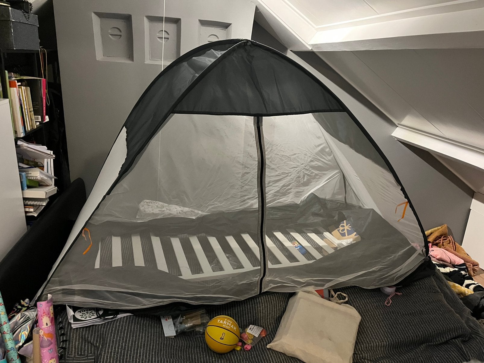 Deryan bedtent/klamboe, Caravans en Kamperen, Ophalen of Verzenden, Zo goed als nieuw, Tot en met 2