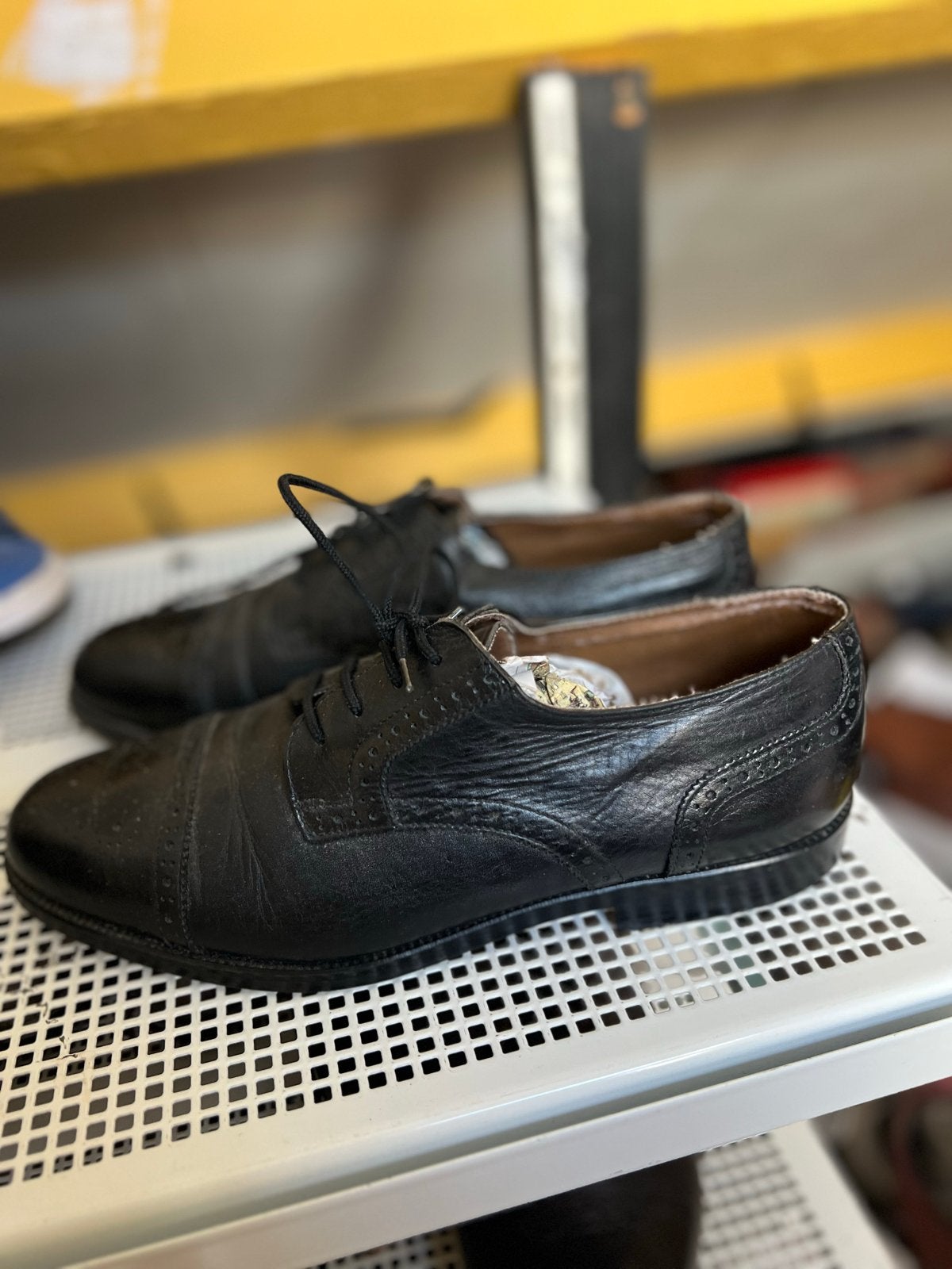 Max Harris Nette Schoenen - Maat 42, Kleding | Heren, Ophalen of Verzenden, Gedragen, Zwart, Veterschoenen