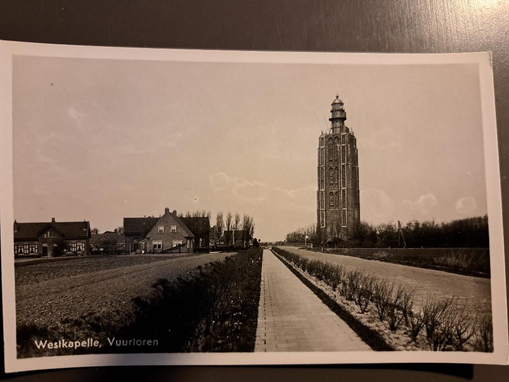 Westkapelle - vuurtoren, Ophalen of Verzenden, 1940 tot 1960, Ongelopen, Zeeland