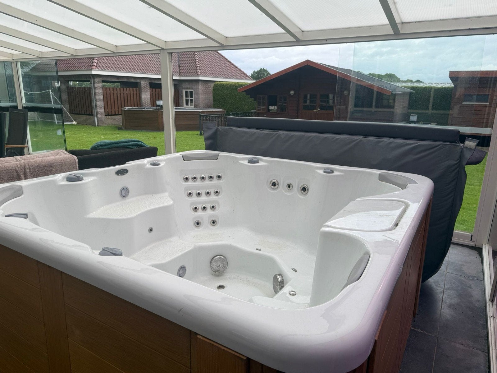 Mooie jacuzzi te koop zes persoons, Ophalen of Verzenden