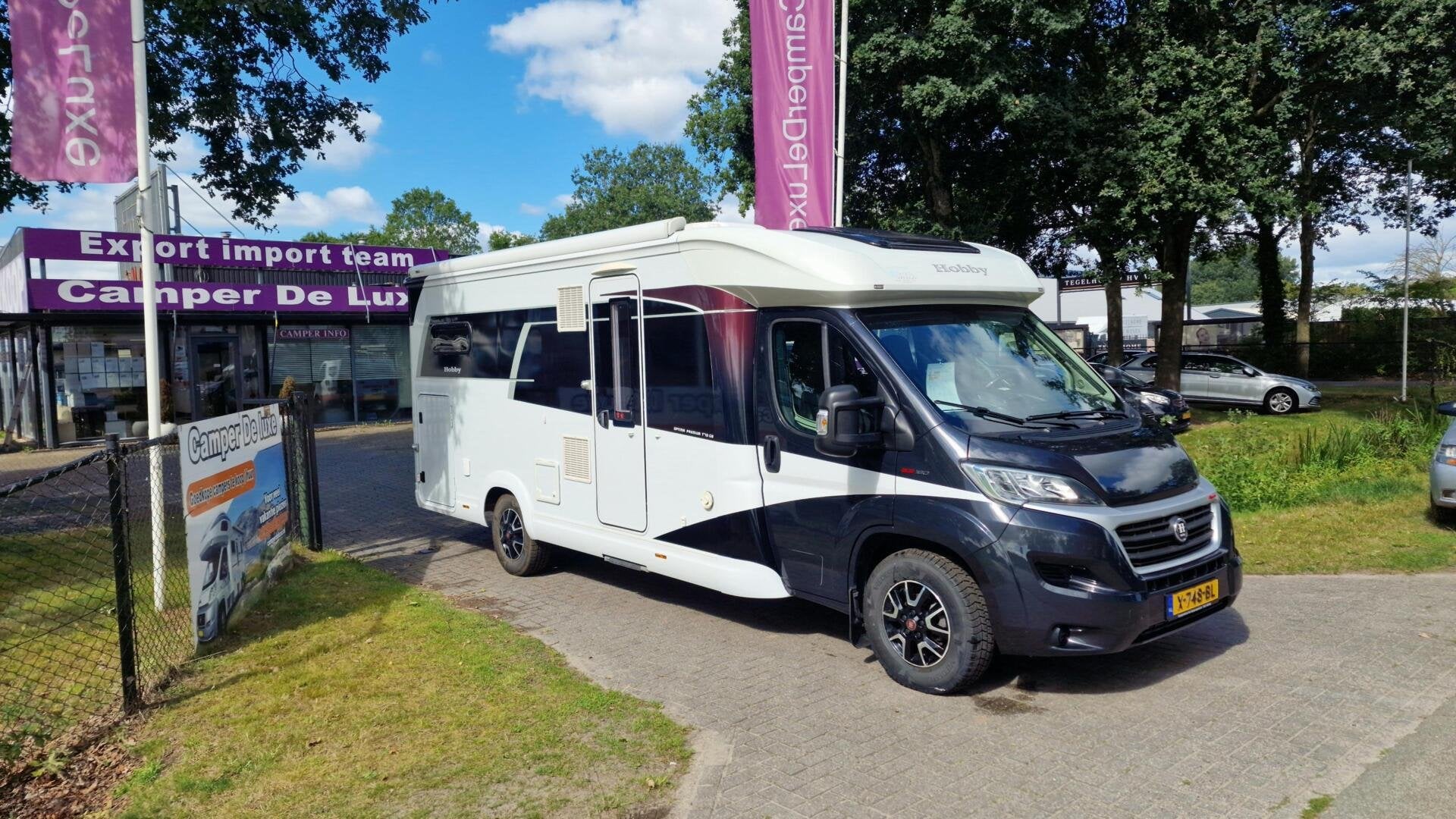 Hobby Optima Premium T70GE 180PK Enkele Bedden, Caravans en Kamperen, Ringverwarming, Hobby, Airbags, 7 tot 8 meter