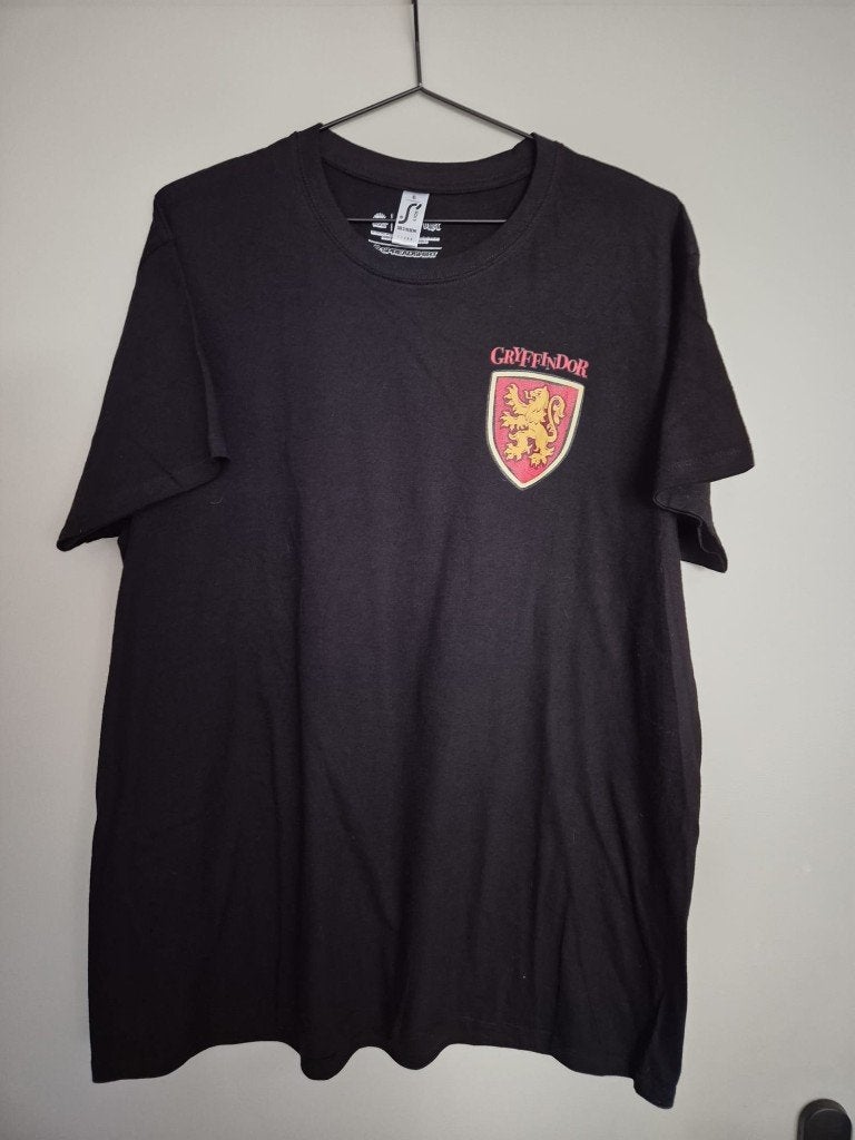 Harry Potter Gryffindor Quidditch Potter T-Shirt Heren in XL, Ophalen of Verzenden, Nieuw, Maat 56/58 (XL), Zwart