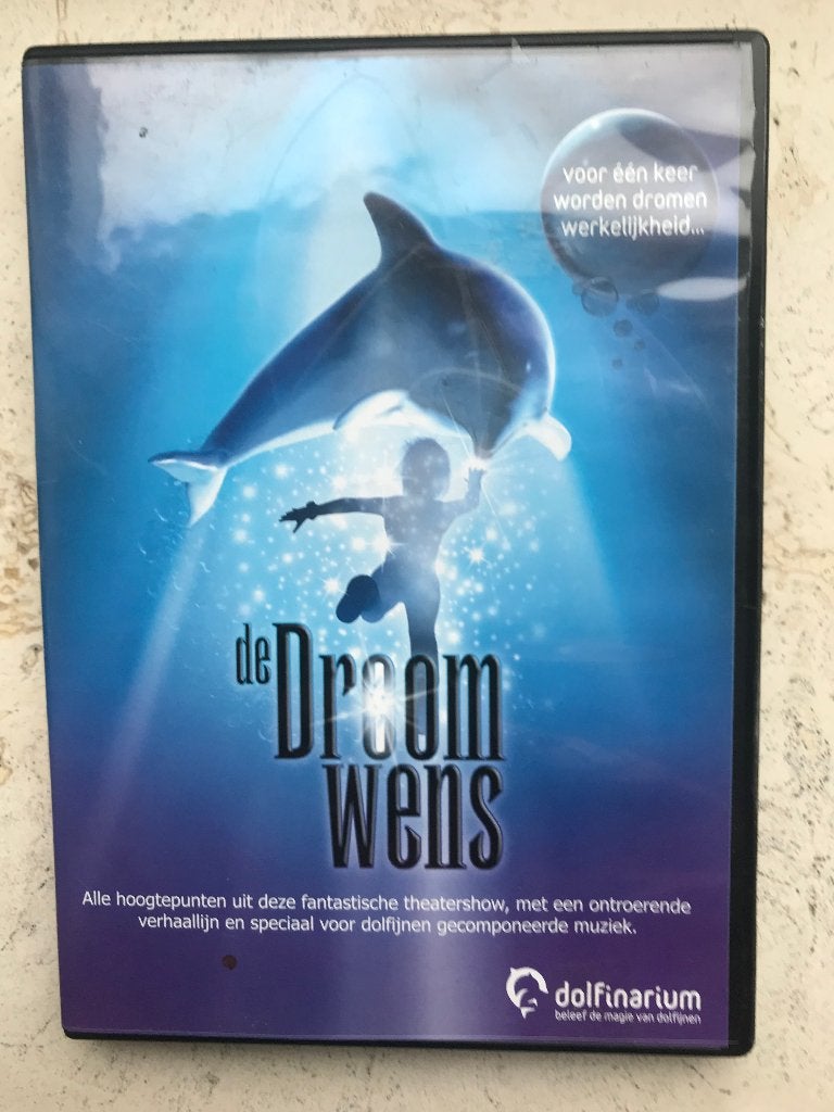 De Droomwens Dolfinarium Dolfijnen Show DVD, Alle leeftijden, Ophalen of Verzenden, Zo goed als nieuw