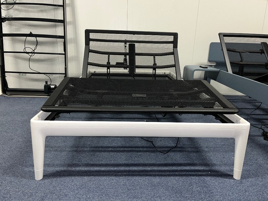 Elektrische Auping Essential (120x200cm)., Ophalen, Verstelbaar, Auping Essential, Wit