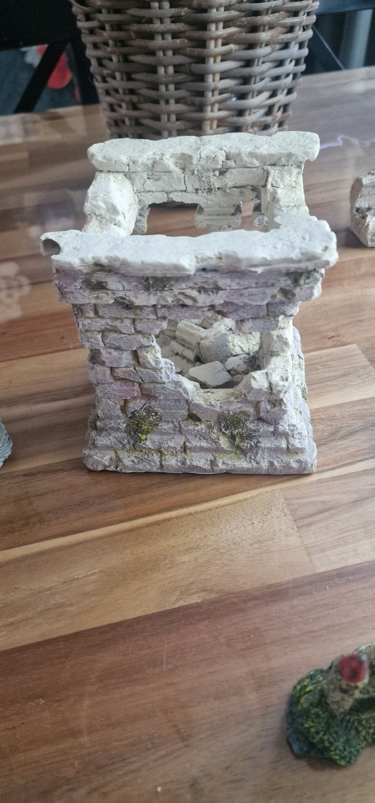 aquarium  kasteel toren 15x 15 cm, Ophalen