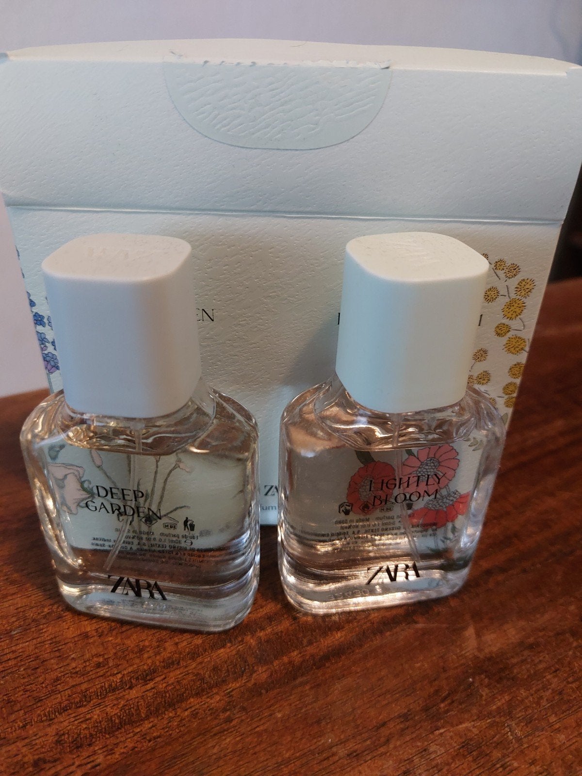 Zara EDP Deep Garden & Lightly Bloom 2x30ml - Alleen getest, Verzenden