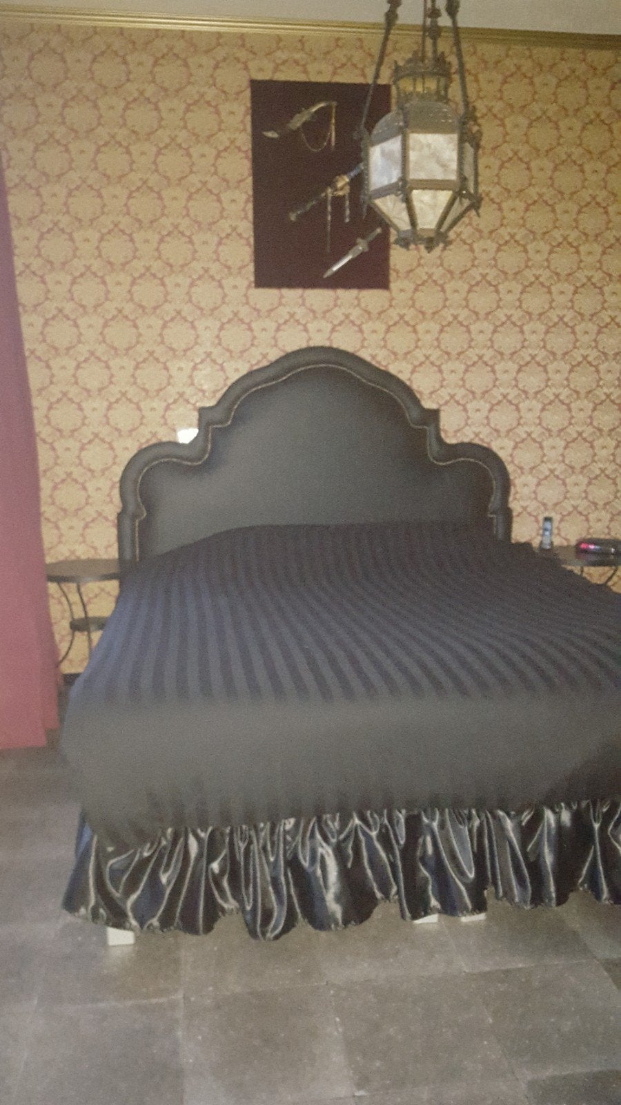 Hoofdbord bed 2 persoons, Ophalen, Tweepersoons, Zwart, Gotisch