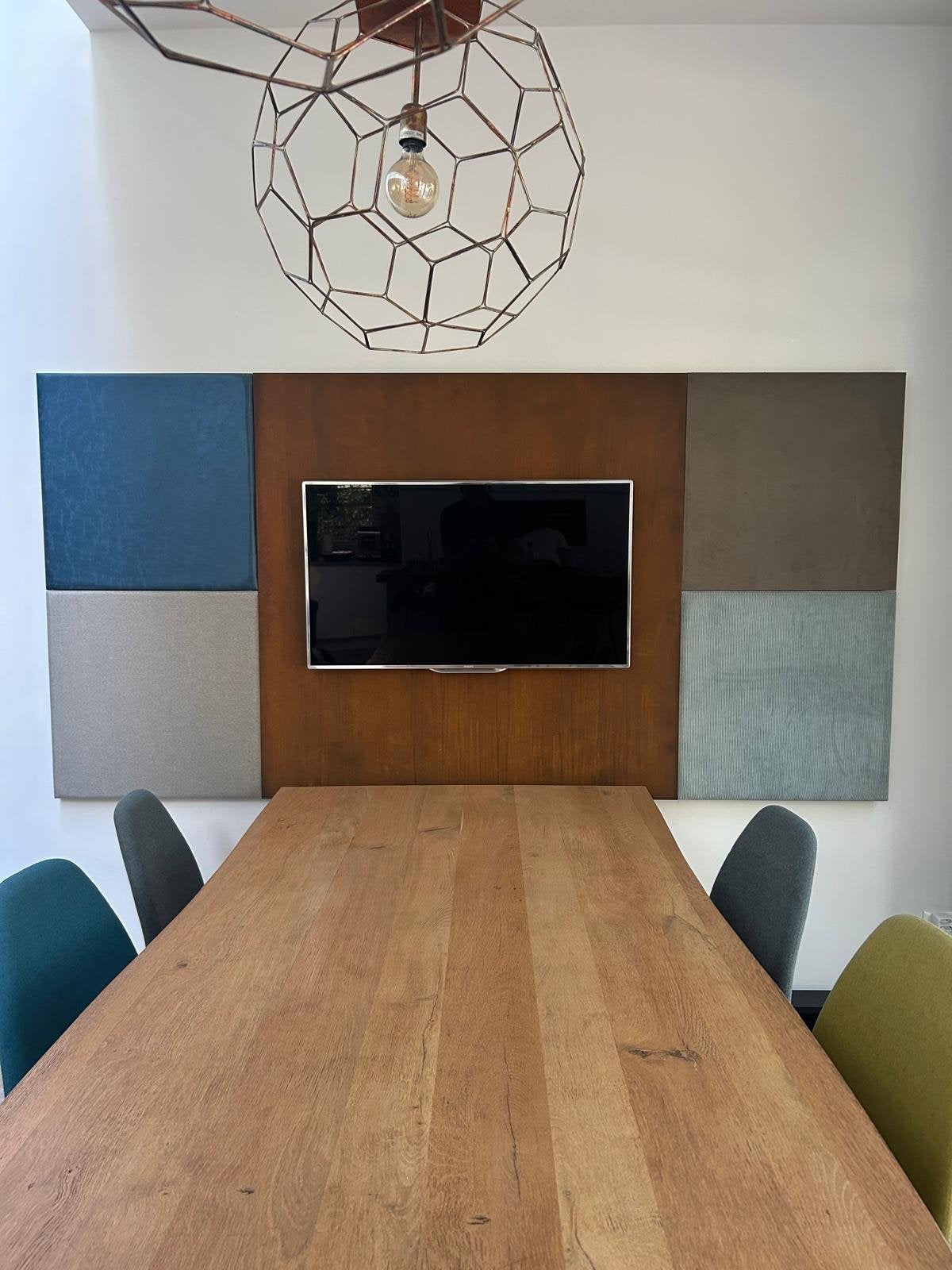 Dock Four wandpanelen - Geluiddempend en stijlvol, Gebruikt, Meerkleurig, Textiel, Wandbord of Wandpaneel
