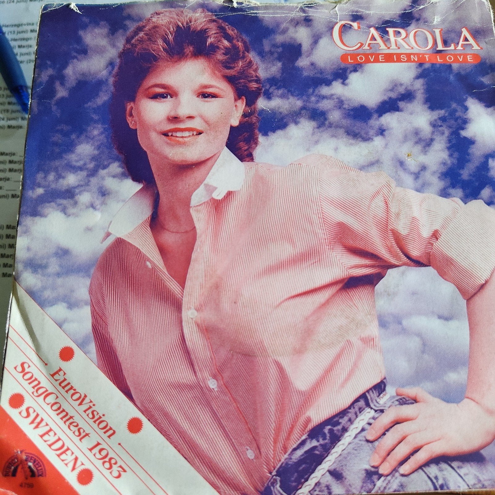 Carola - Love Isn't Love (Eurovision Song Contest 1983), Cd's en Dvd's, Ophalen of Verzenden, Gebruikt, 7 inch