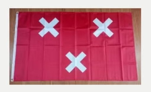 Grote vlag Breda stadsvlag (150x90cm), Ophalen of Verzenden, Nieuw