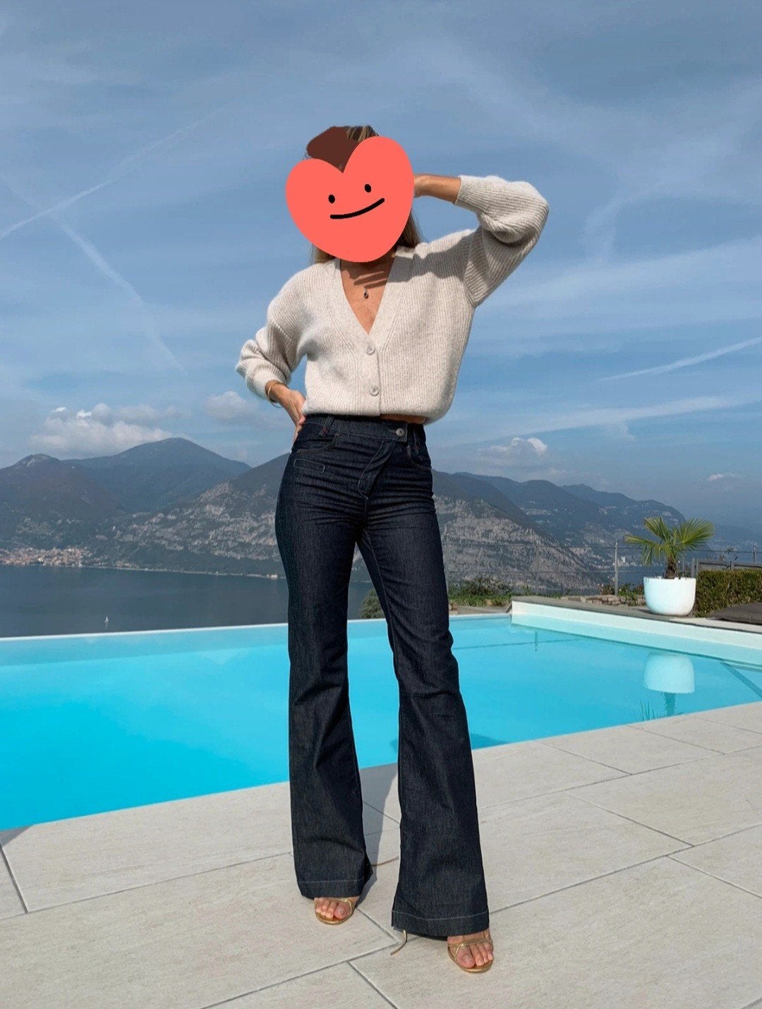 Hele gave flared jeans van Max Mara - Nieuw met kaartjes, Blauw, Nieuw, Ophalen of Verzenden, Sportmax Code (Max Mara)