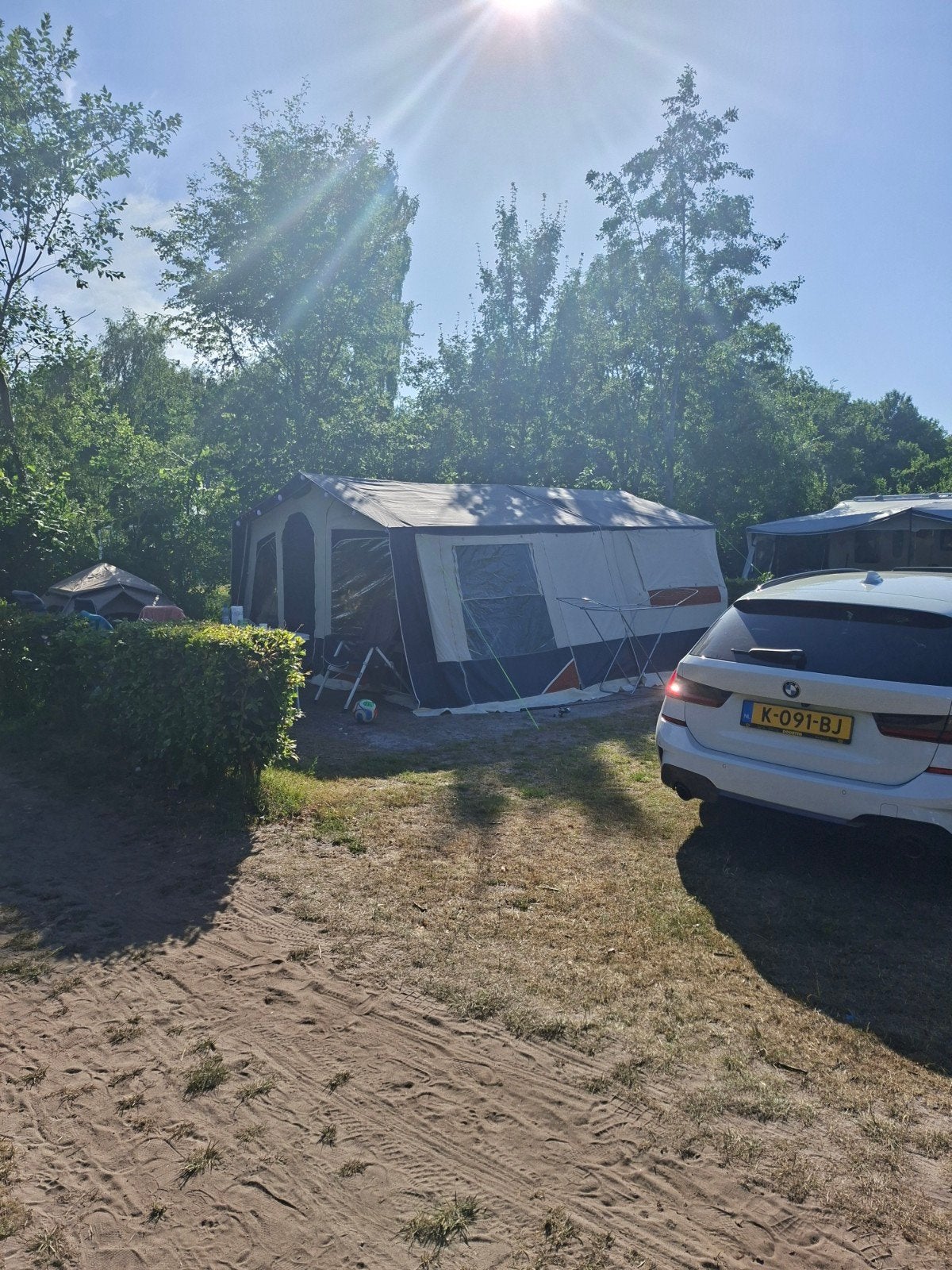 Ruime en comfortabele vouwwagen, ideaal voor gezinnen, Caravans en Kamperen, Vouwwagens, Meerkleurig, Aanwezig, Meer dan 6, Ophalen