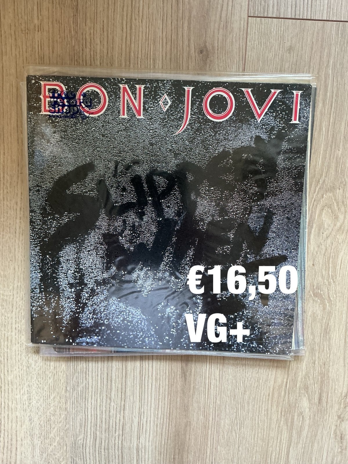 Bon Jovi- slippery when wet, Ophalen, LP, Gebruikt, Inclusief insert