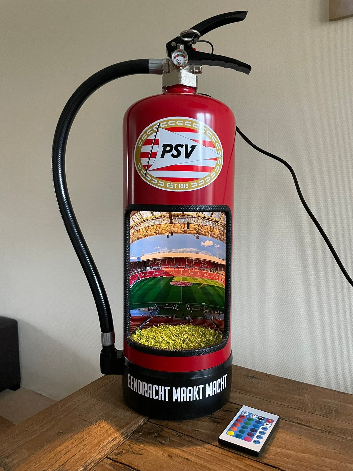 PSV brandblusser lamp, Ophalen of Verzenden, PSV, Overige typen
