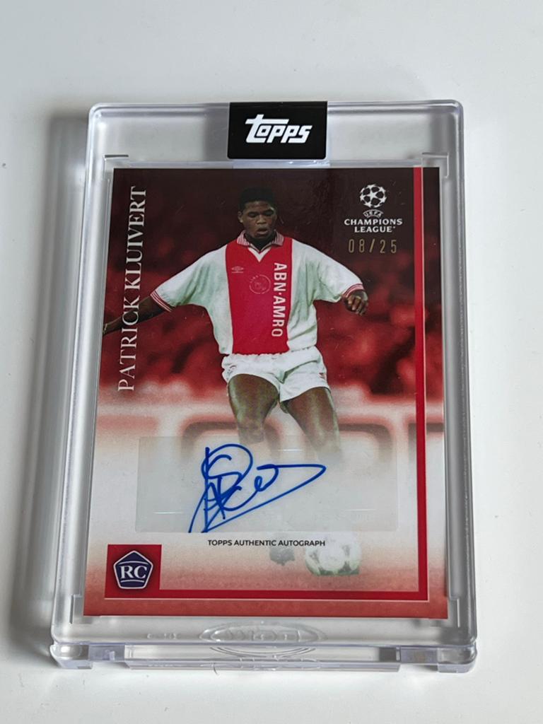 Patrick Kluivert Topps The Lost Rookie Auto Kaart Ajax 08/25, Verzenden, Zo goed als nieuw
