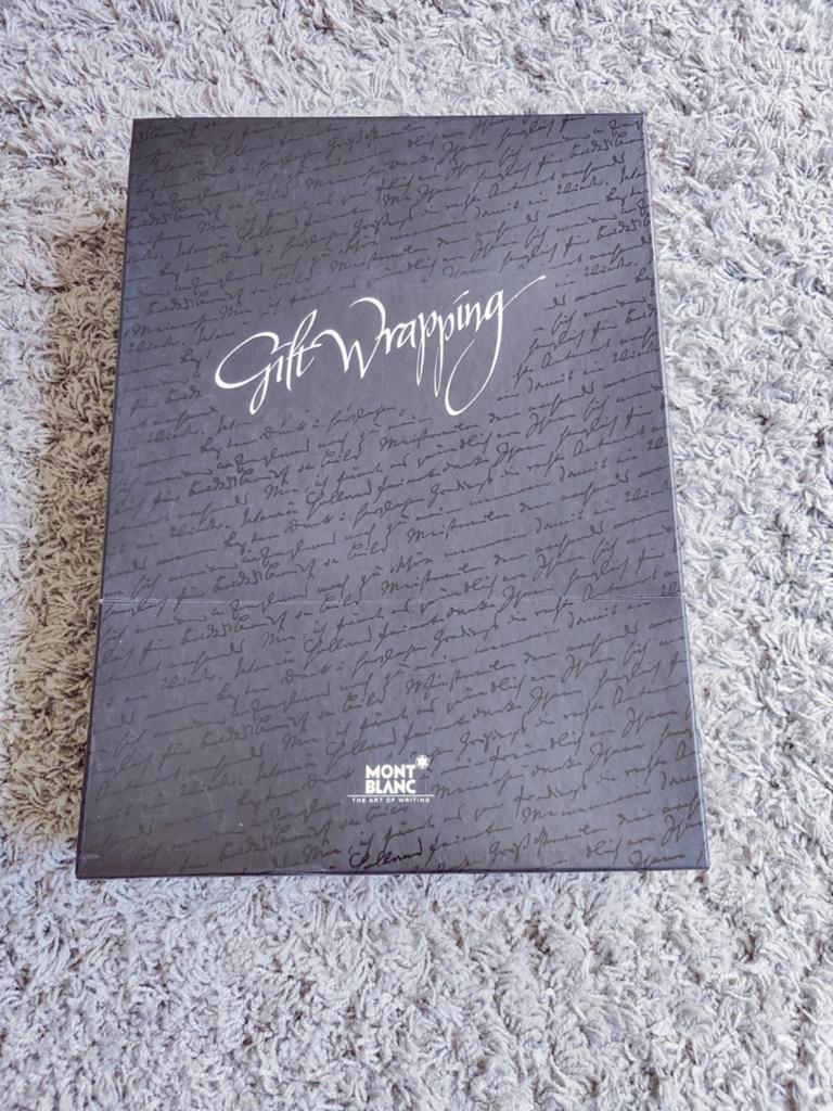 MontBlanc montblanc gift wrapping cadeaupapier, Verzamelen, Ophalen of Verzenden, Zo goed als nieuw, Vulpen, Mont Blanc