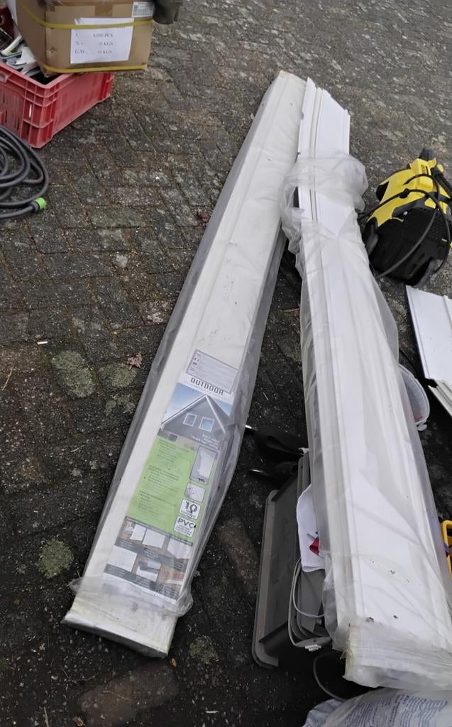 Pvc gevelbekleding messing en groef ong 4,5 vierkantemeter, Ophalen