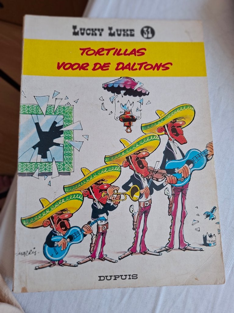 Lucky Luke 31, tortillas voor de Daltons, Eén stripboek, Ophalen of Verzenden, Gelezen