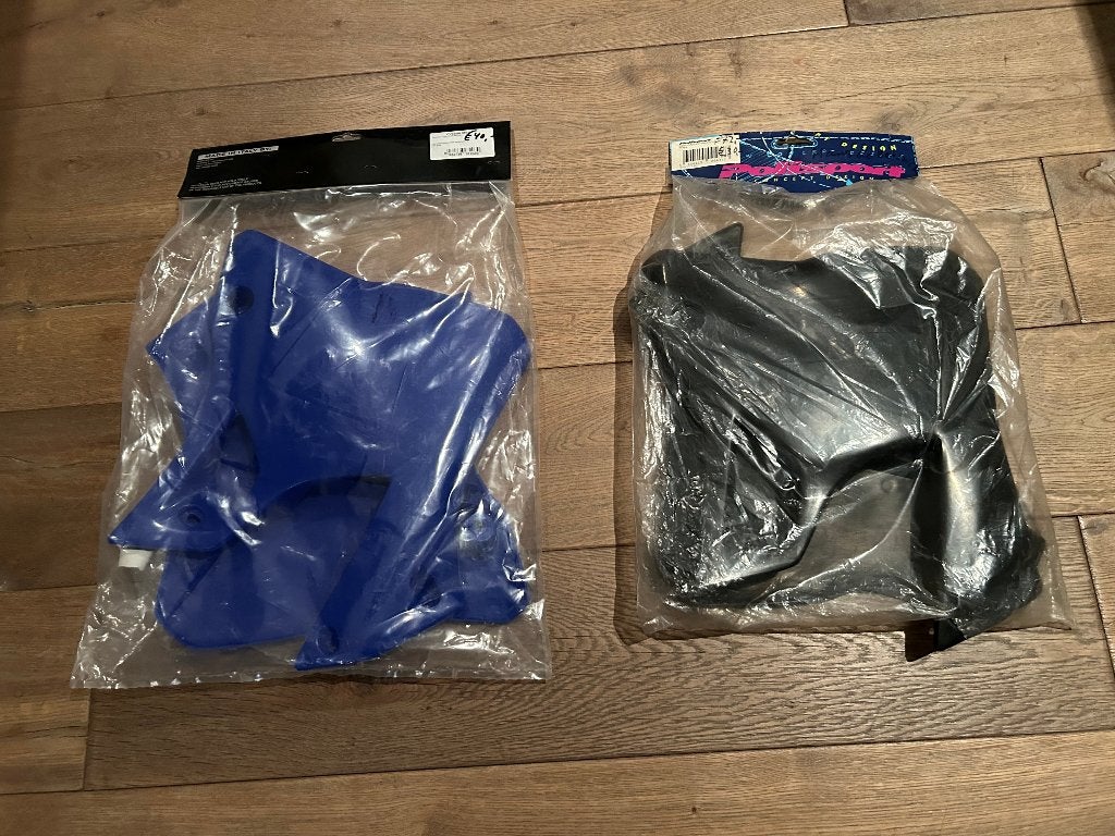 Radiator kappen zwart Yamaha YZ 125/250 96-01, Ophalen of Verzenden