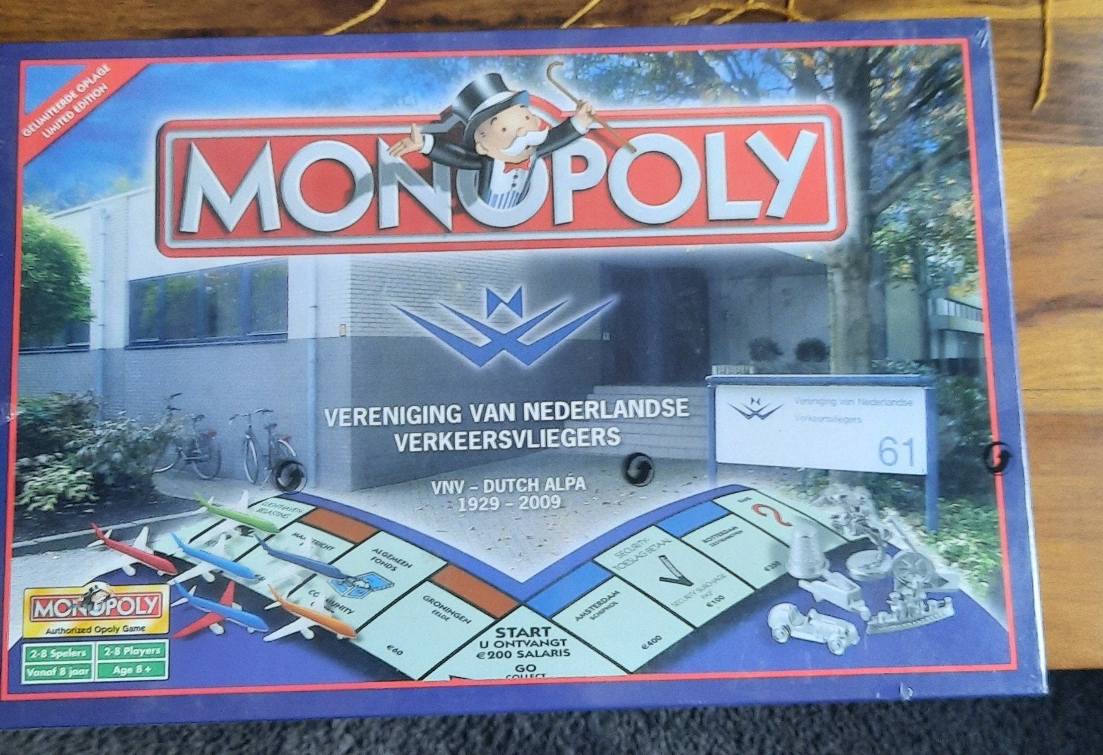 Nieuw in seal Monopoly VNV Dutch Alpha limited edition 2009, Ophalen of Verzenden, Nieuw