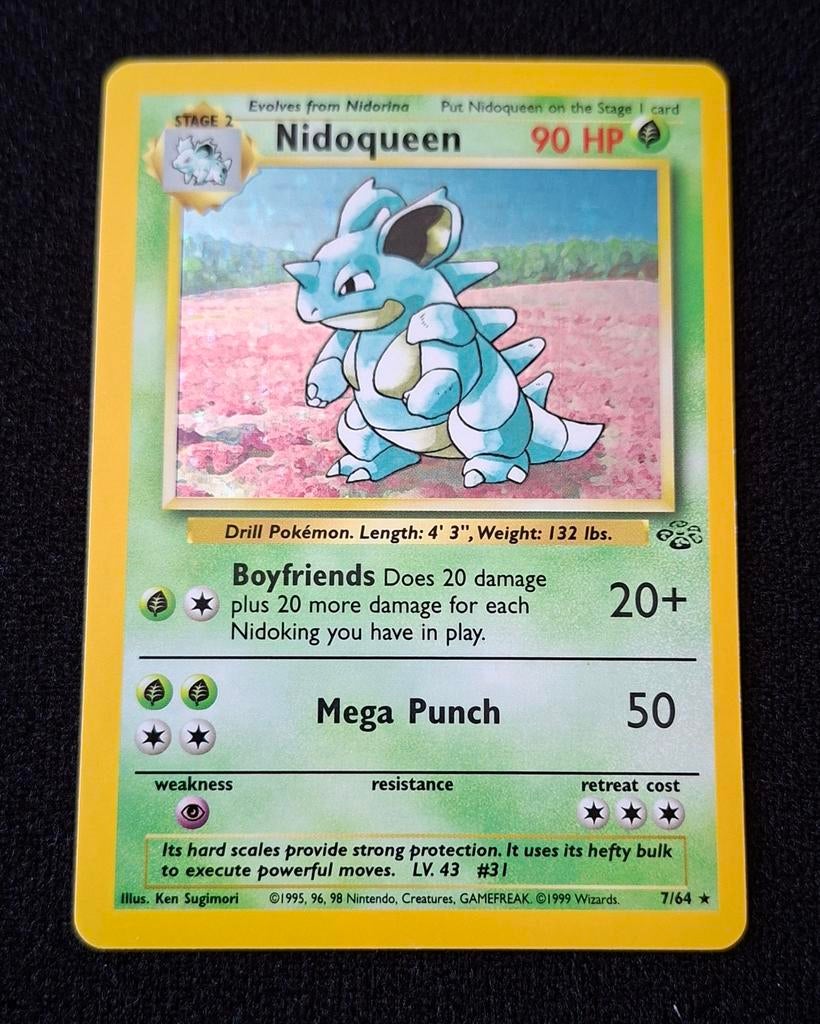 Nidoqueen 7/64, Ophalen of Verzenden, Zo goed als nieuw, Losse kaart