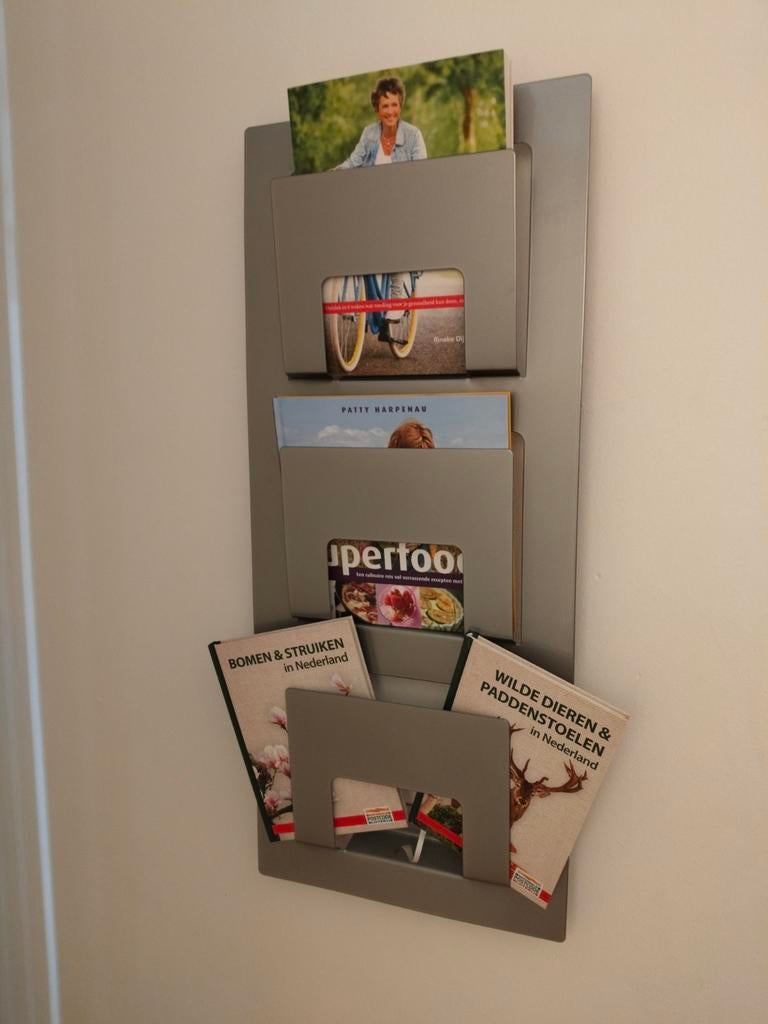 IKEA Tijdschriftenrek / Wandrek - Grijs, Ophalen of Verzenden