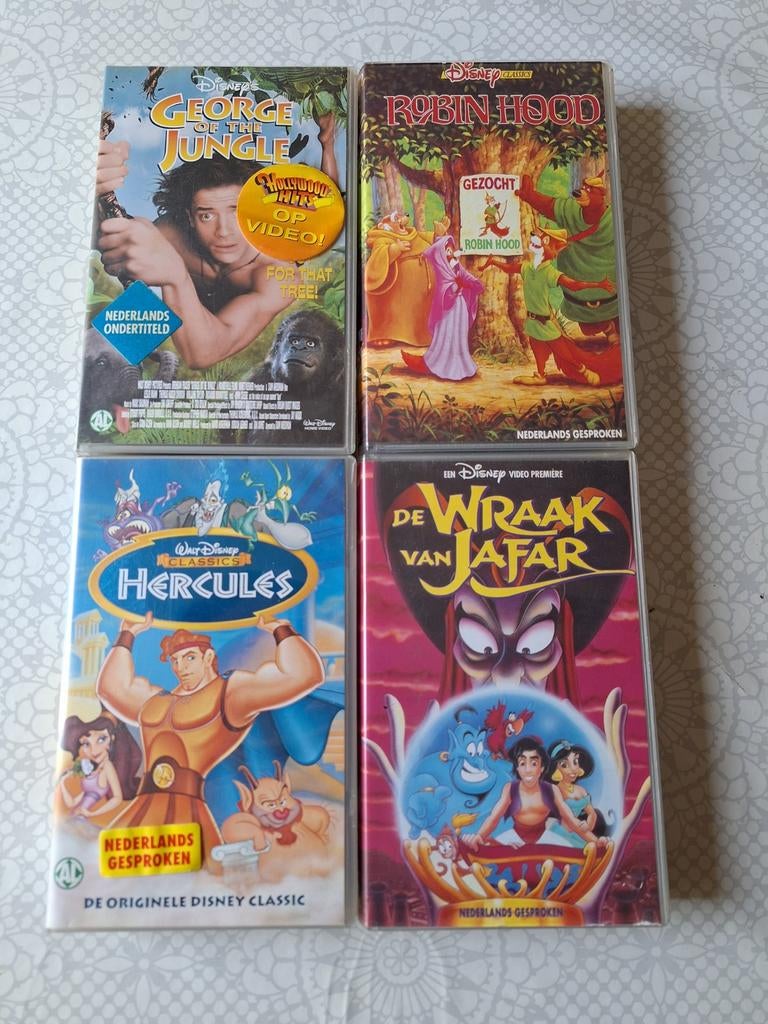 Videobanden walt disney €1.00 per stuk, Cd's en Dvd's, VHS | Kinderen en Jeugd, Alle leeftijden, Ophalen, Zo goed als nieuw
