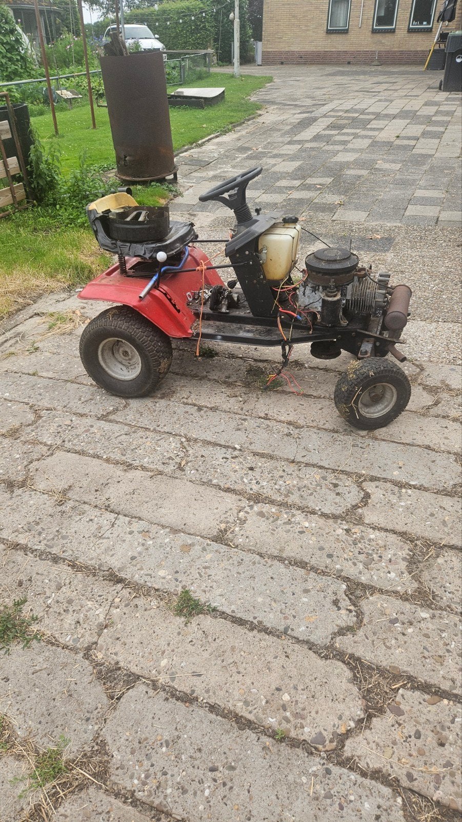 Zitmaaier - Opknapper of voor onderdelen, Ophalen of Verzenden, Gebruikt, Onbekend, Minder dan 90 cm