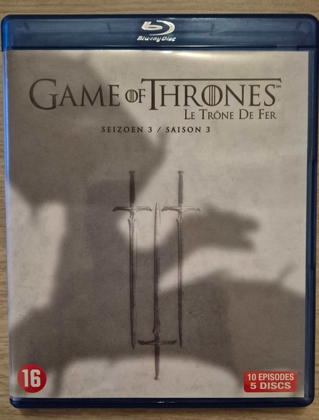 Game of Thrones - Seizoen 3 (Blu-ray), Avontuur, Vanaf 16 jaar, Boxset, Zo goed als nieuw