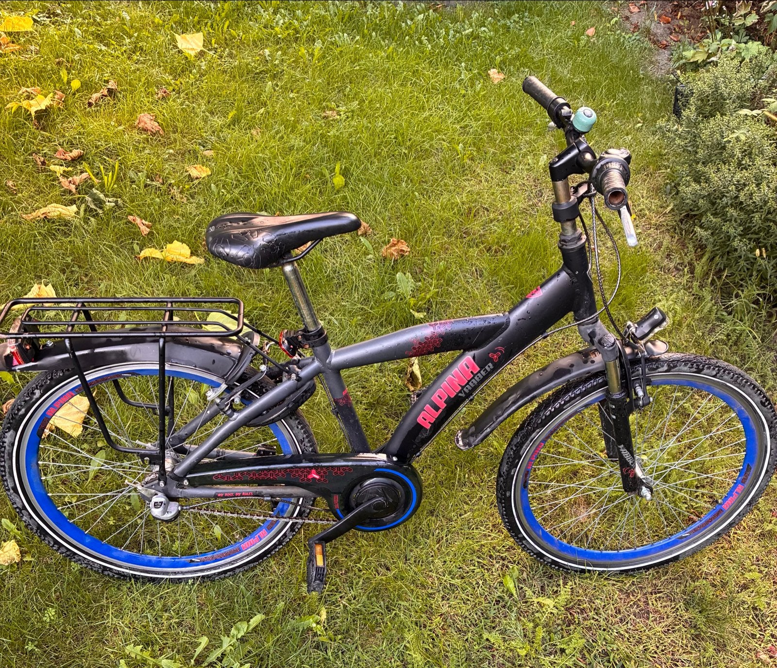 Alpina Yabber 24 inch kinderfiets, Gebruikt, Velgrem, Versnellingen, Minder dan 49 cm