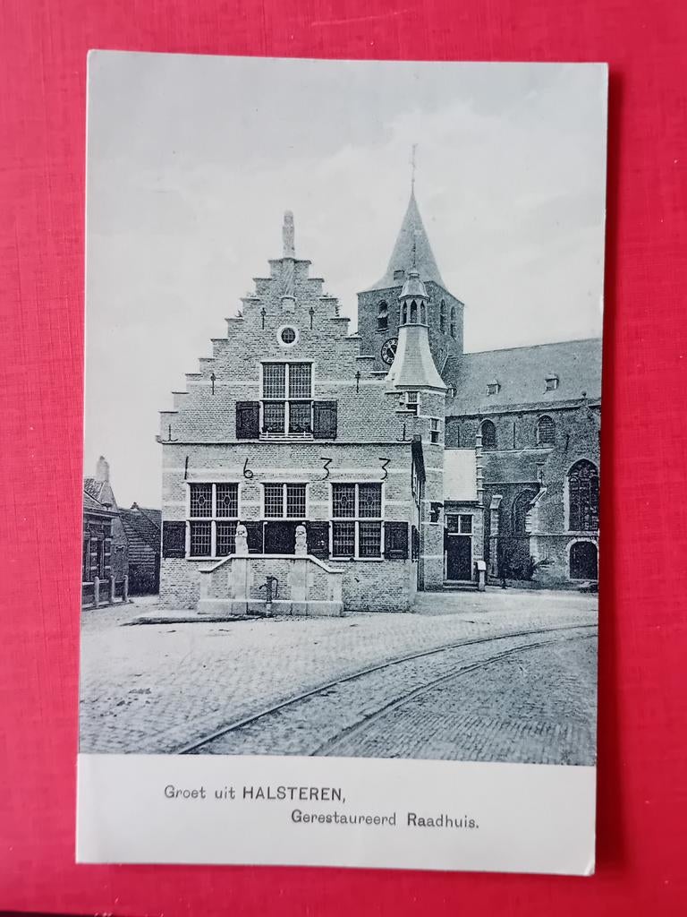 Ansichtkaart Halsteren, Ophalen of Verzenden