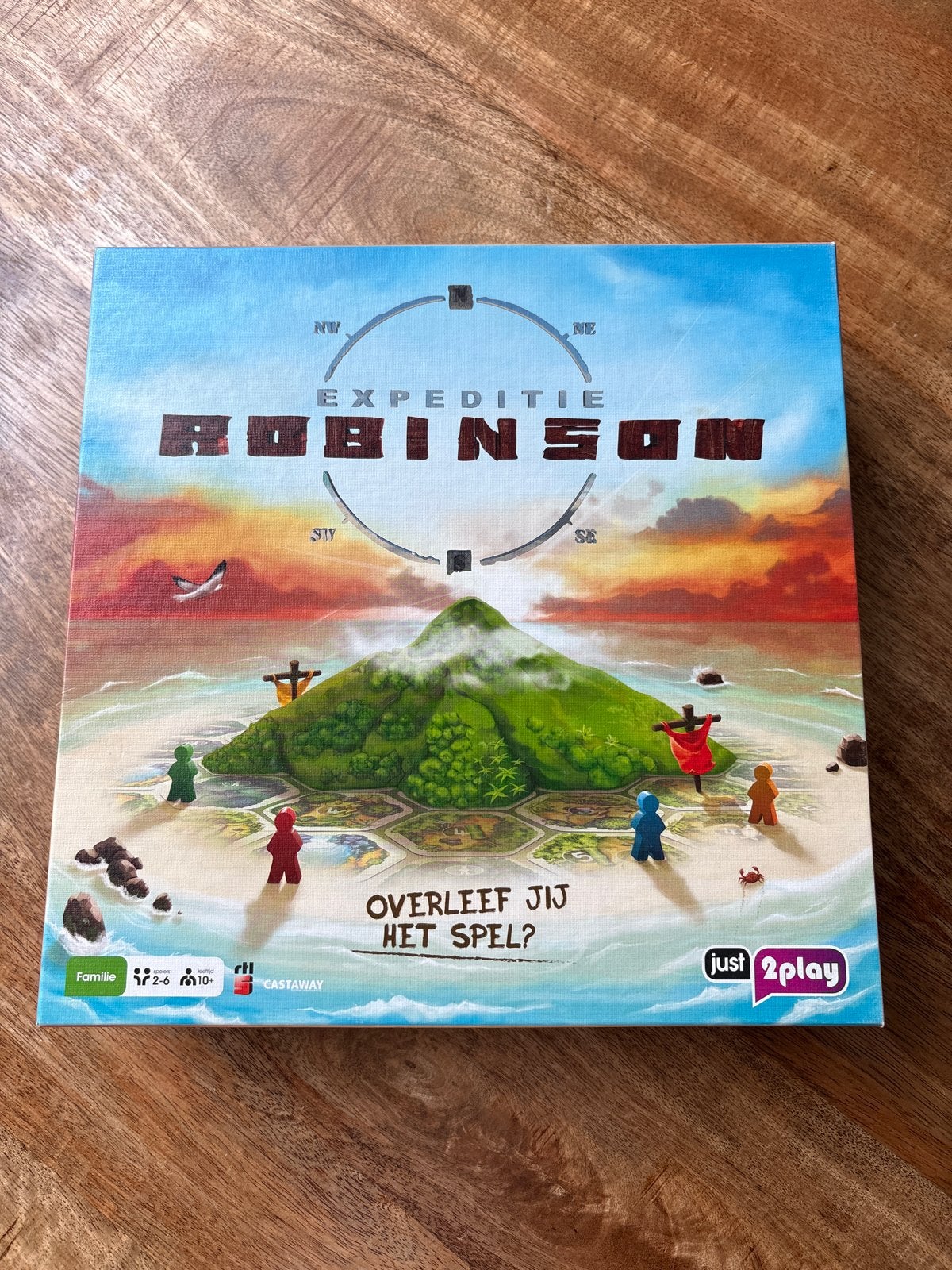 Expeditie Robinson Bordspel - Overleef jij het spel?, Een of twee spelers, Ophalen of Verzenden, Gebruikt