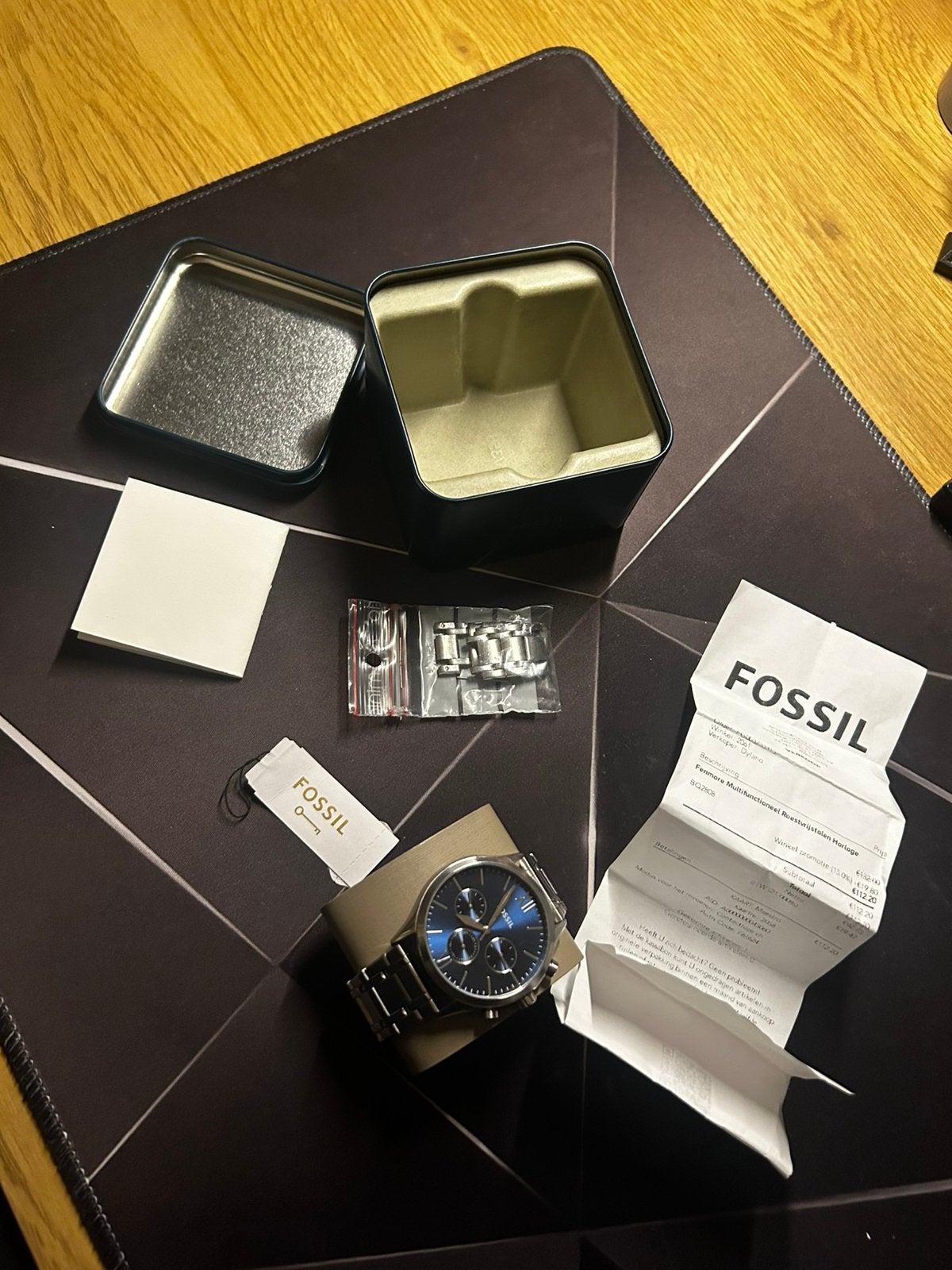 Fossil Fenmore Multifunction BQ2808, Overige merken, Staal, Staal, Polshorloge