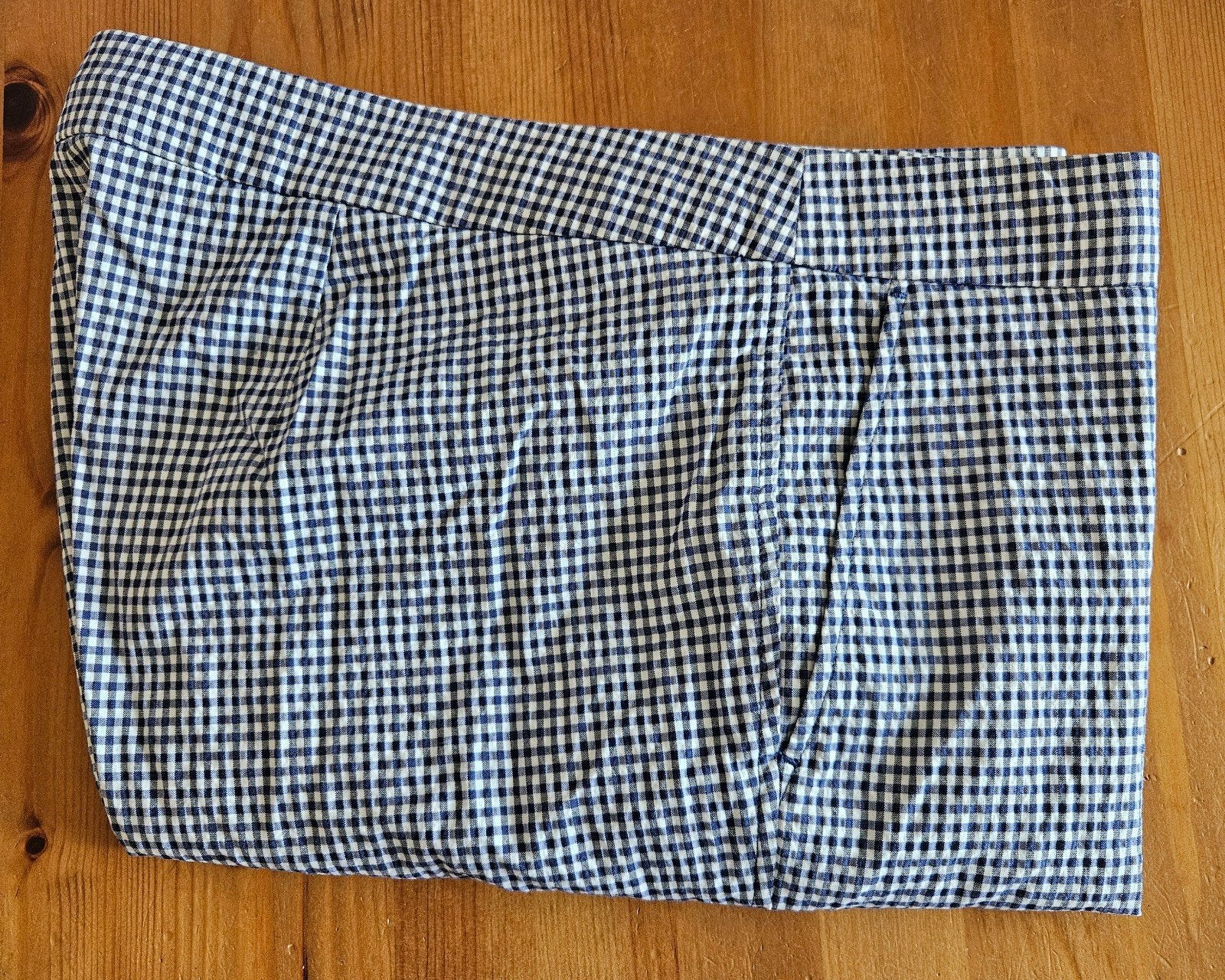 Luisa Cerano, herenbroek, geruit, maat zie foto, Ophalen, Zo goed als nieuw, Maat 38/40 (M), Blauw