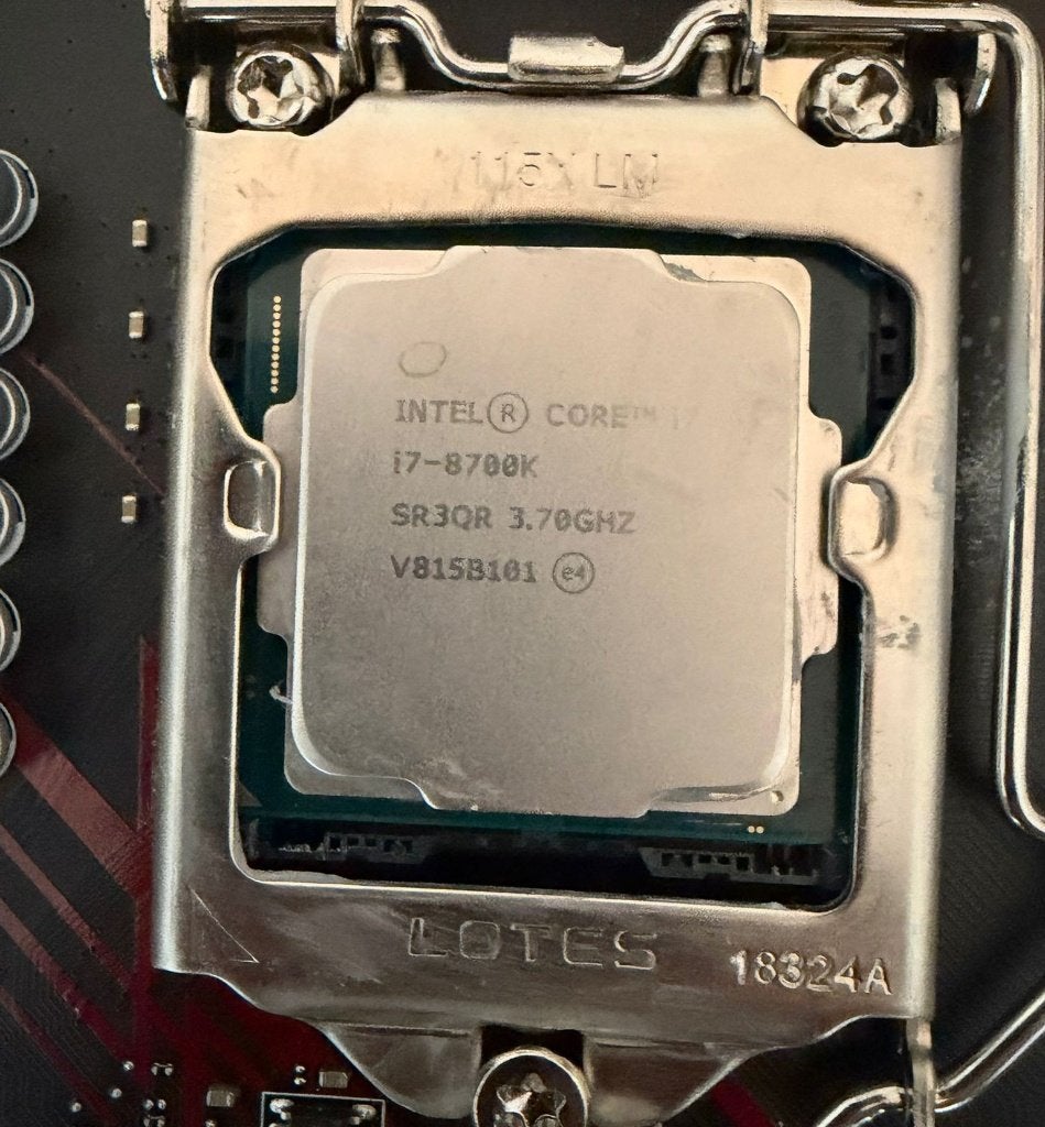 I7 8700K + MSI MPG Z390 Gaming Plus, 6-core, LGA 1151, Gebruikt, Ophalen of Verzenden