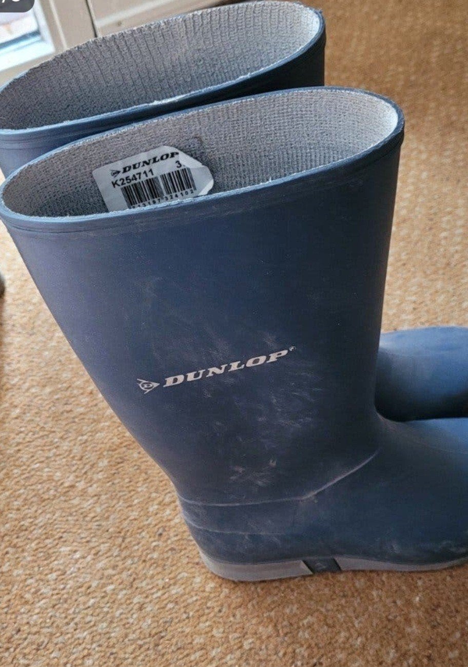 2 paar regenlaarzen, Ophalen, Zo goed als nieuw, Zwart, Regenlaarzen