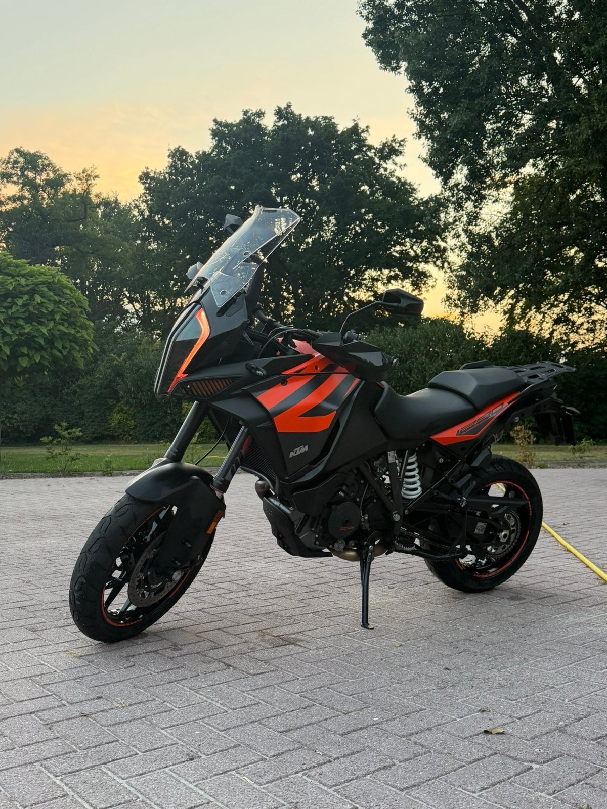 Ktm 1290 super adventure s (2021) 15.470km stand (vol optie), Motoren, 2 cilinders, Handvatverwarming, Motorrijbewijs A, 1301 cc