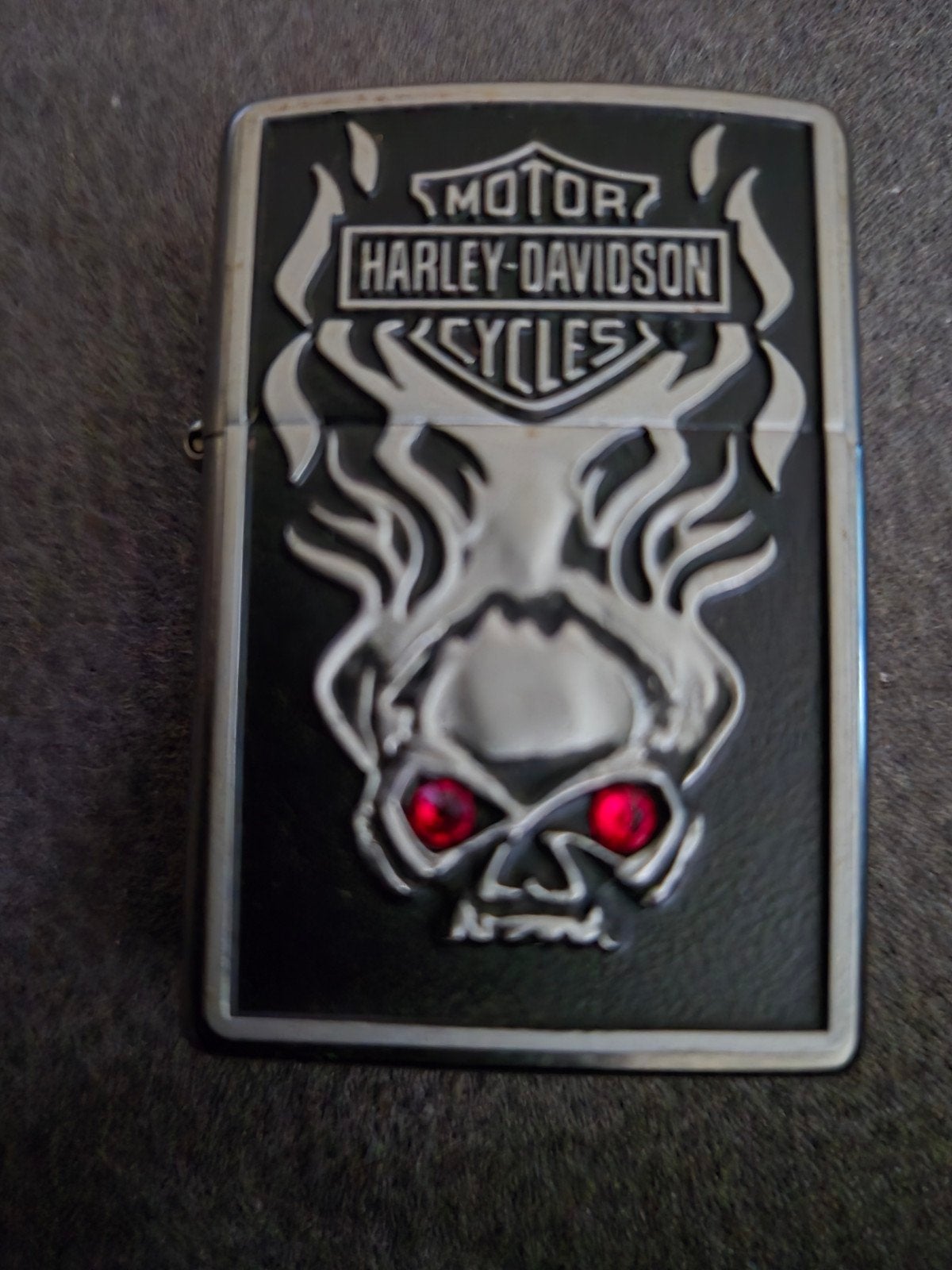 Zippo Harley Davidson, Ophalen of Verzenden, Gebruikt