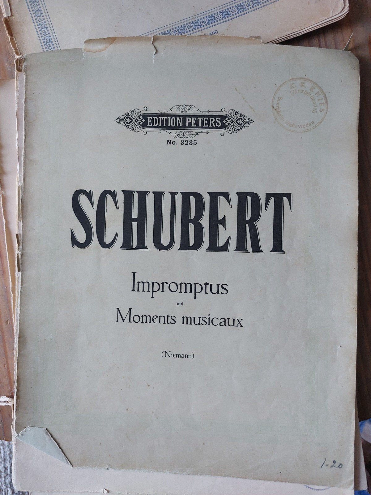 oude piano bladmuziek, Ophalen of Verzenden, Artiest of Componist, Klassiek, Piano