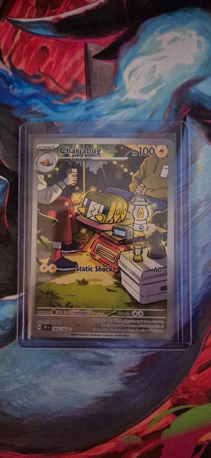 Pokémon kaart: Charjabug (IR) 169/162, Ophalen of Verzenden, Nieuw, Losse kaart, Foil