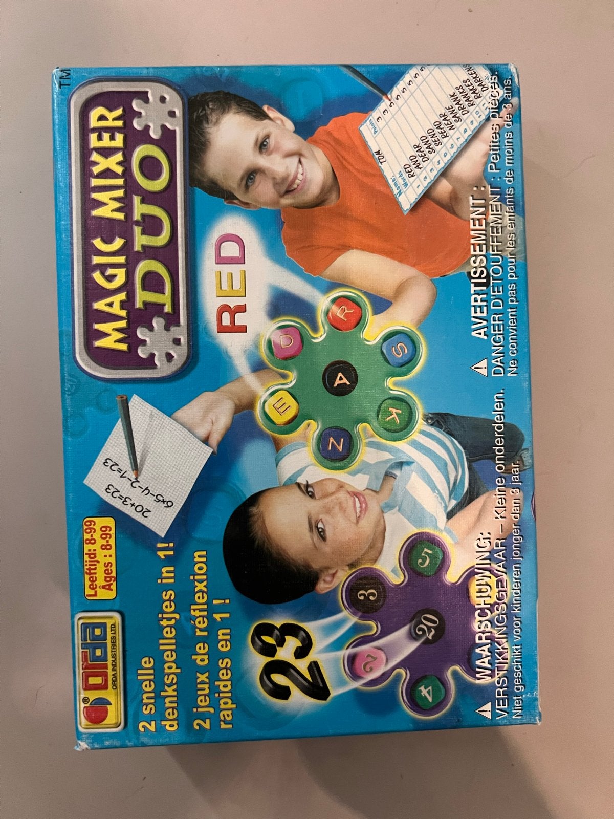 Magic Mixer Duo: 2 snelle denkspelletjes in 1!, Een of twee spelers, Ophalen of Verzenden, Gebruikt