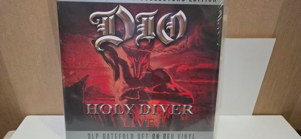 Dio/Rainbow Holy Diver Live 3LP Rood Vinyl, Limited edition, 12 inch, Nieuw in verpakking, Poprock