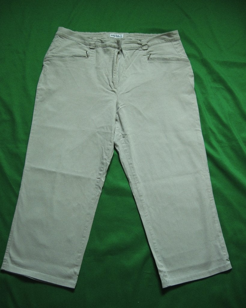 g1  MOOIE DAMES BROEK van ULLA POPKEN Maat:XL, Ophalen of Verzenden, Zo goed als nieuw, Overige kleuren, Broek of Spijkerbroek