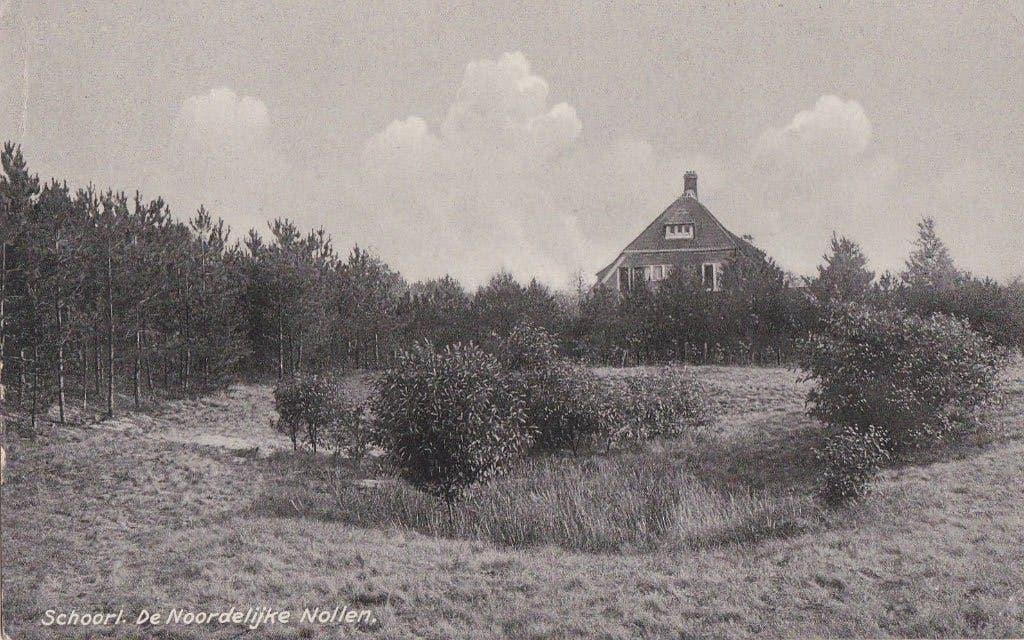 schoorl noordelijke nollen/schoorl vogelvlucht/broederhuis, Ophalen of Verzenden, Voor 1920, Noord-Brabant