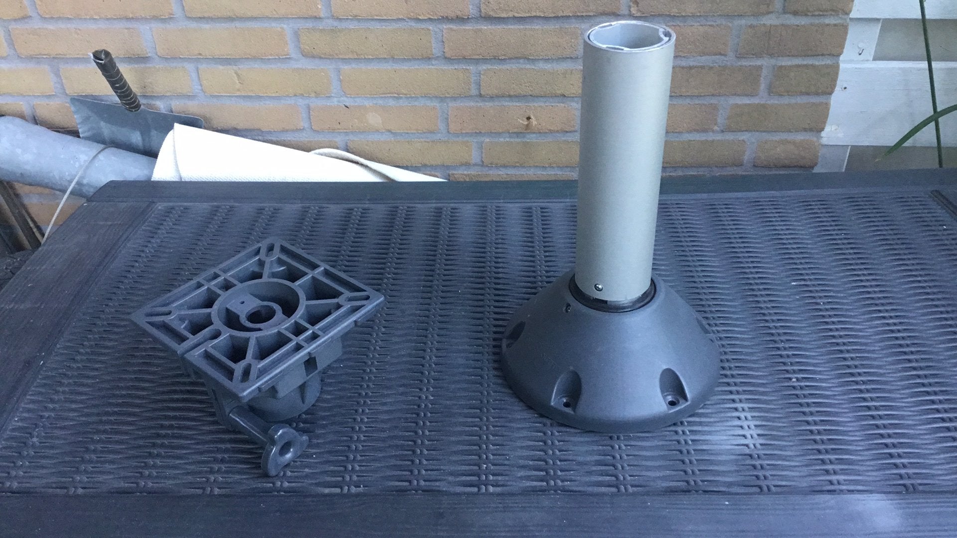 Draaipoot voor een draaistoel. Klapstoel. Visstoel., Ophalen of Verzenden, Zo goed als nieuw, Overige typen