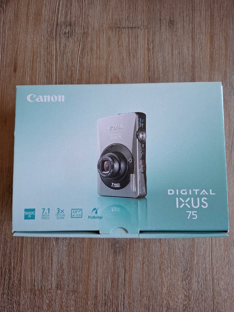 Canon digital ixus 75 in doos, Audio, Tv en Foto, Fotocamera's Digitaal, Ophalen of Verzenden, Gebruikt, Canon, Minder dan 4 keer