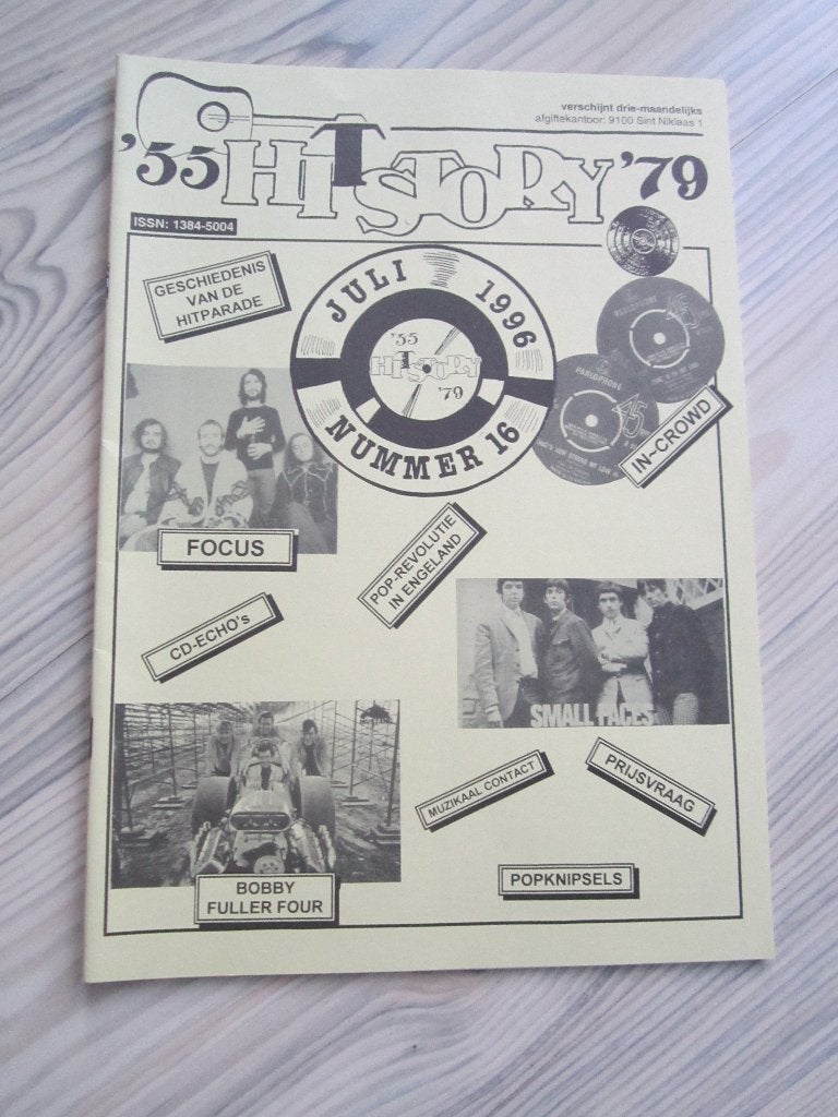 Music magazine 55-79 hitstory nr 16 small faces, Verzenden, 1980 tot heden, Nederland, Tijdschrift
