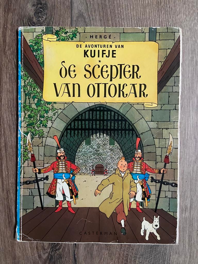 Kuifje de scepter van Ottokar, Eén stripboek, Ophalen of Verzenden, Gelezen