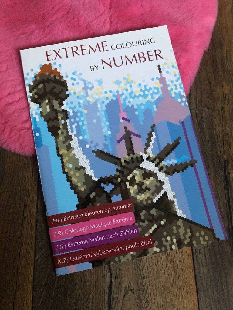 Extreem kleuren op nummer | kleurboek 3, Ophalen of Verzenden, Gebruikt, Overige typen
