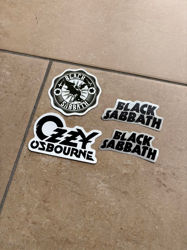 Black Sabbath stickers, Ophalen of Verzenden, Nieuw